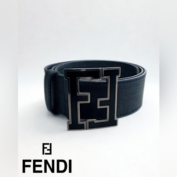 Fendi Other - FENDI Certified Auth Zucca FF Buckle Belt - Size 90. W/ bag, orig tags, and COA
